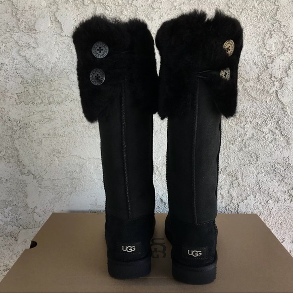 Black UGG over the knee Bailey button - Picture 6 of 7